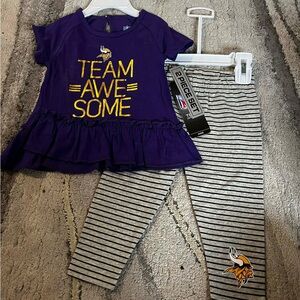 NFL Purple & Gold Minnesota Vikings Set